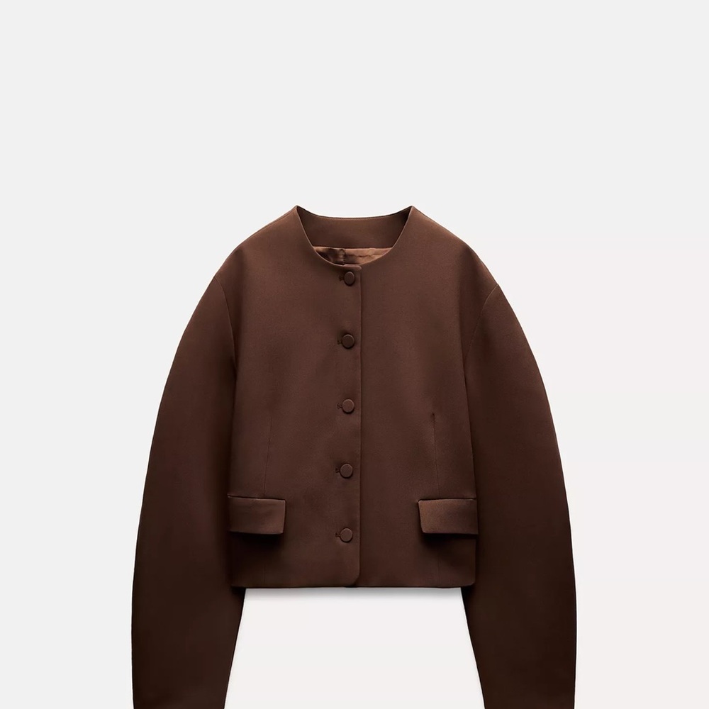 Elegant Brown Women's Jacket